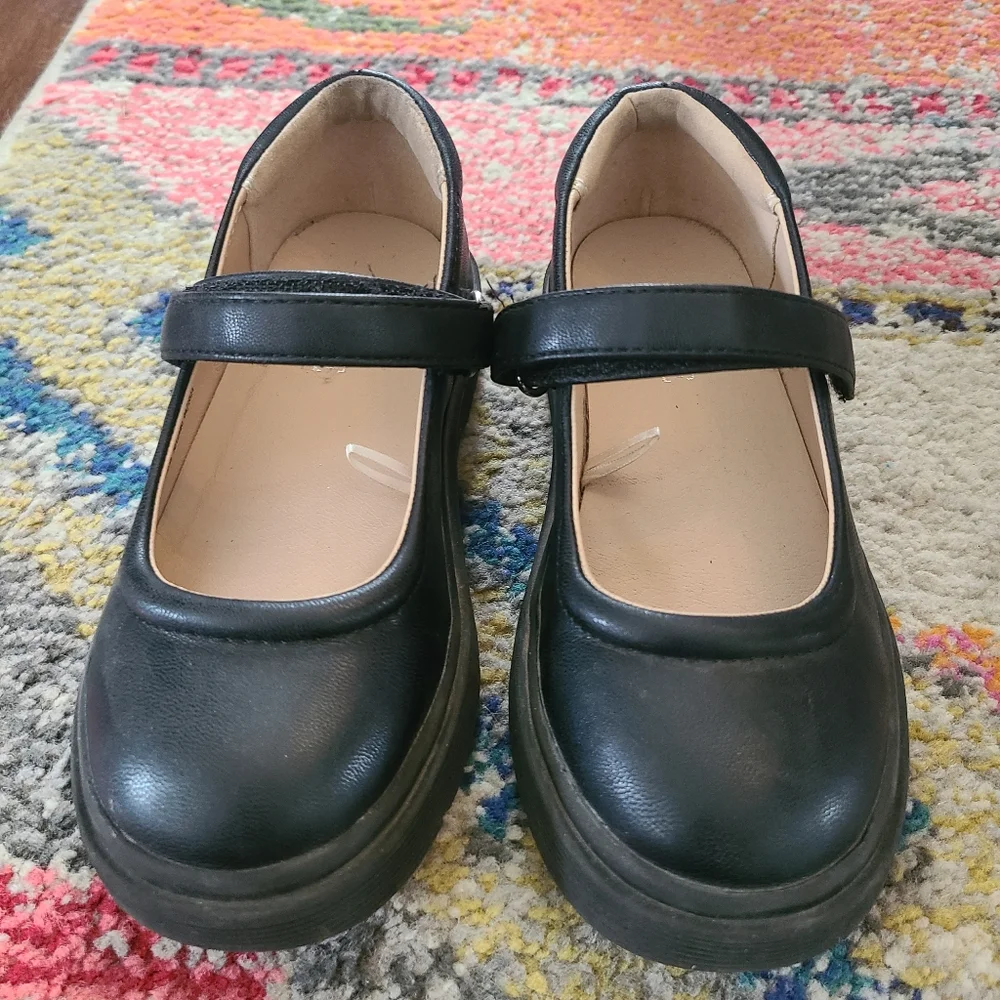 Flynn O'hara and Children's Place Black Kids' Uniform Mary Jane Shoes - …